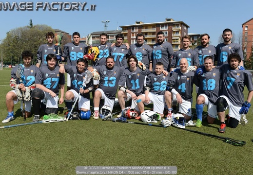 2019-03-31 Lacrosse - Painkillers Milano-Sport Up Imola